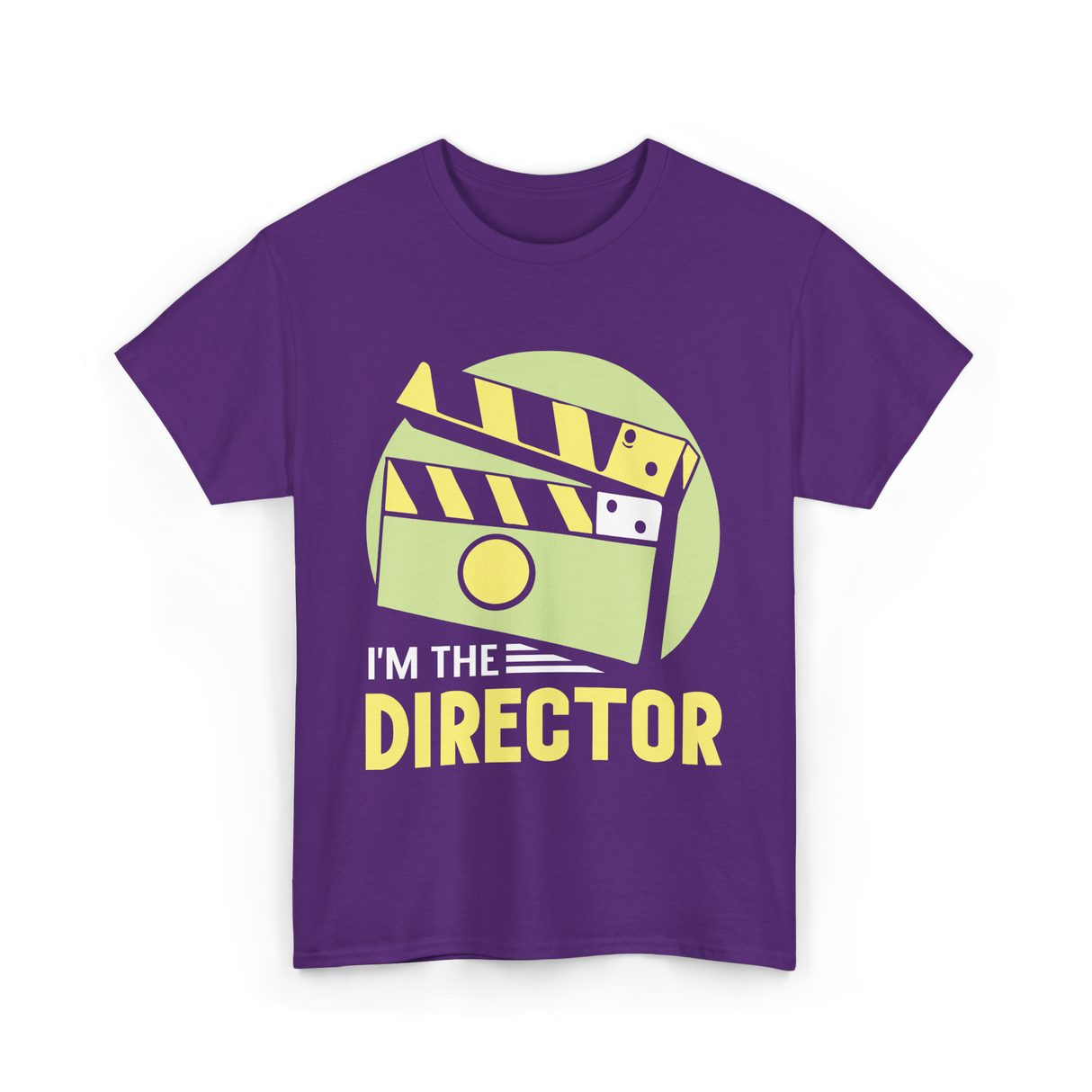 I'm The Director Film Directing T-Shirt - Purple