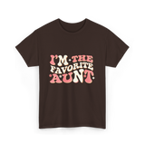 I’m The Favorite Aunt T-Shirt - Dark Chocolate