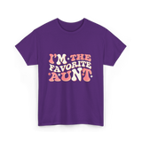 I’m The Favorite Aunt T-Shirt - Purple