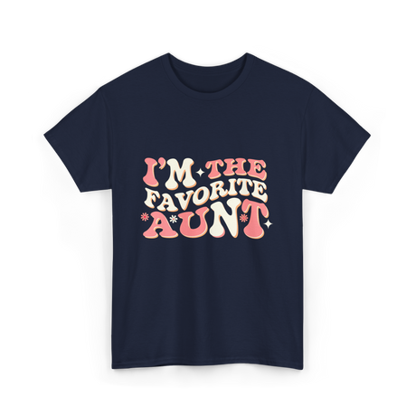 I’m The Favorite Aunt T-Shirt - Navy