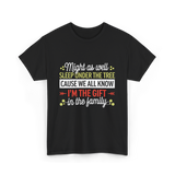 Im the Gift Family Christmas T-Shirt - Black