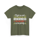 Im the Gift Family Christmas T-Shirt - Military Green