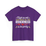 Im the Gift Family Christmas T-Shirt - Purple