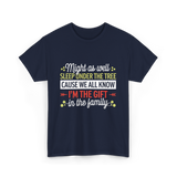 Im the Gift Family Christmas T-Shirt - Navy