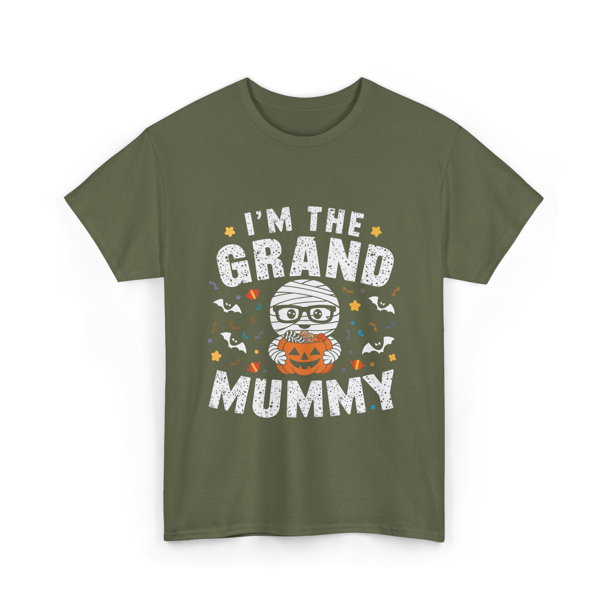 I'm The Grand Mummy Costume T-Shirt - Military Green