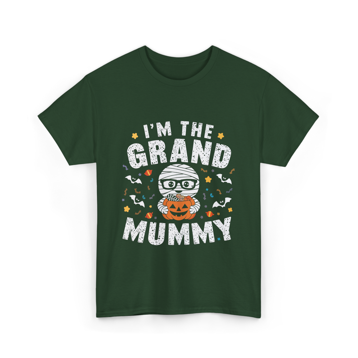 I'm The Grand Mummy Costume T-Shirt - Forest Green