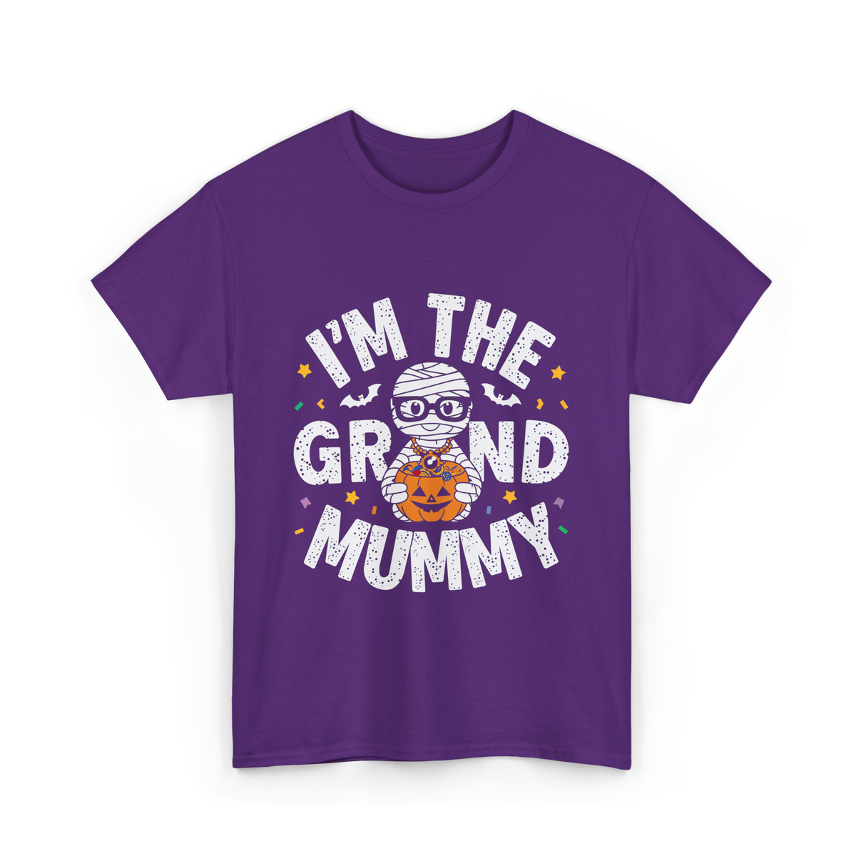 I'm The Grand Mummy Halloween T-Shirt - Purple