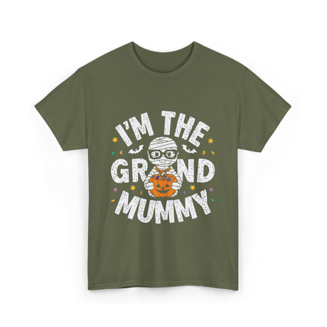 I'm The Grand Mummy Halloween T-Shirt - Military Green