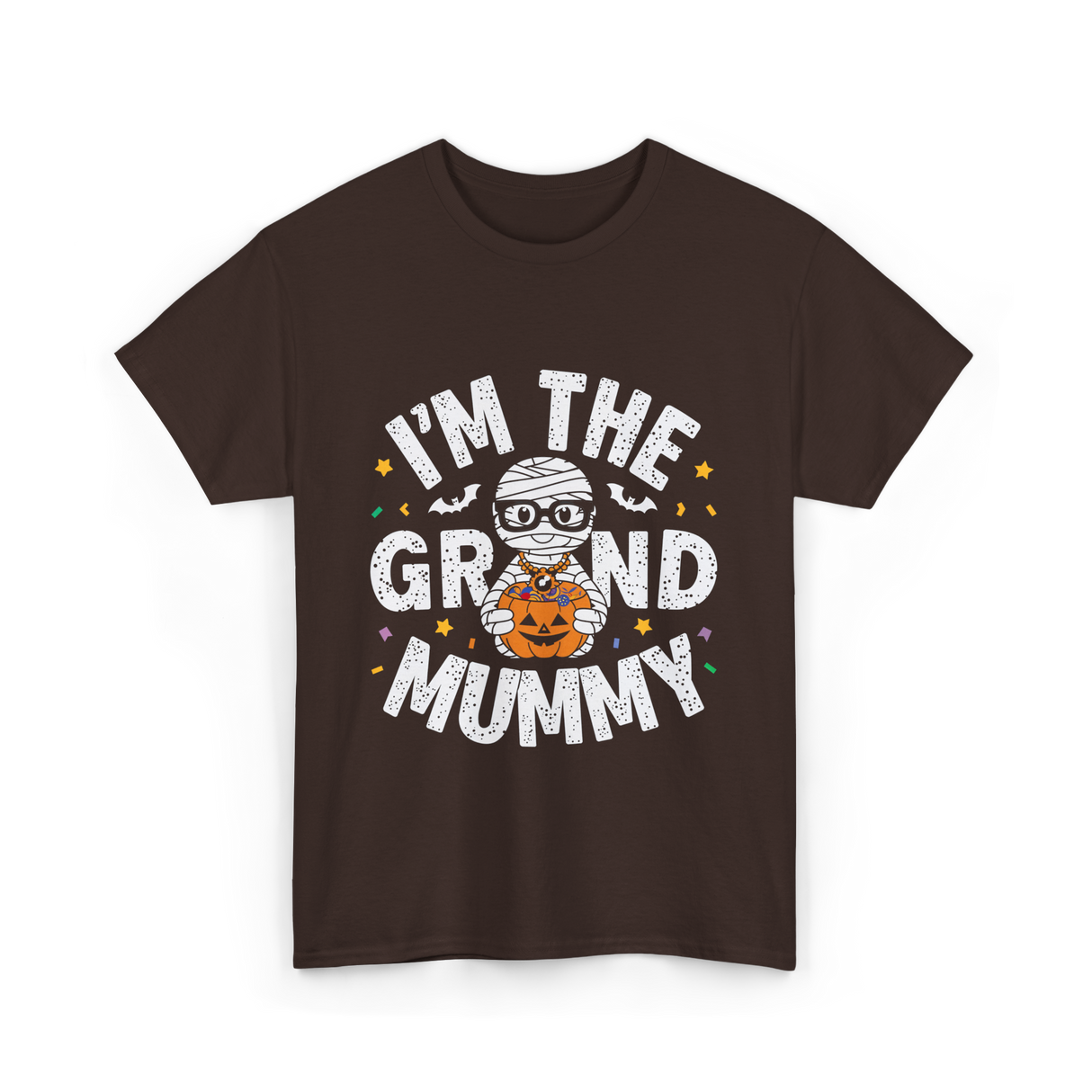 I'm The Grand Mummy Halloween T-Shirt - Dark Chocolate