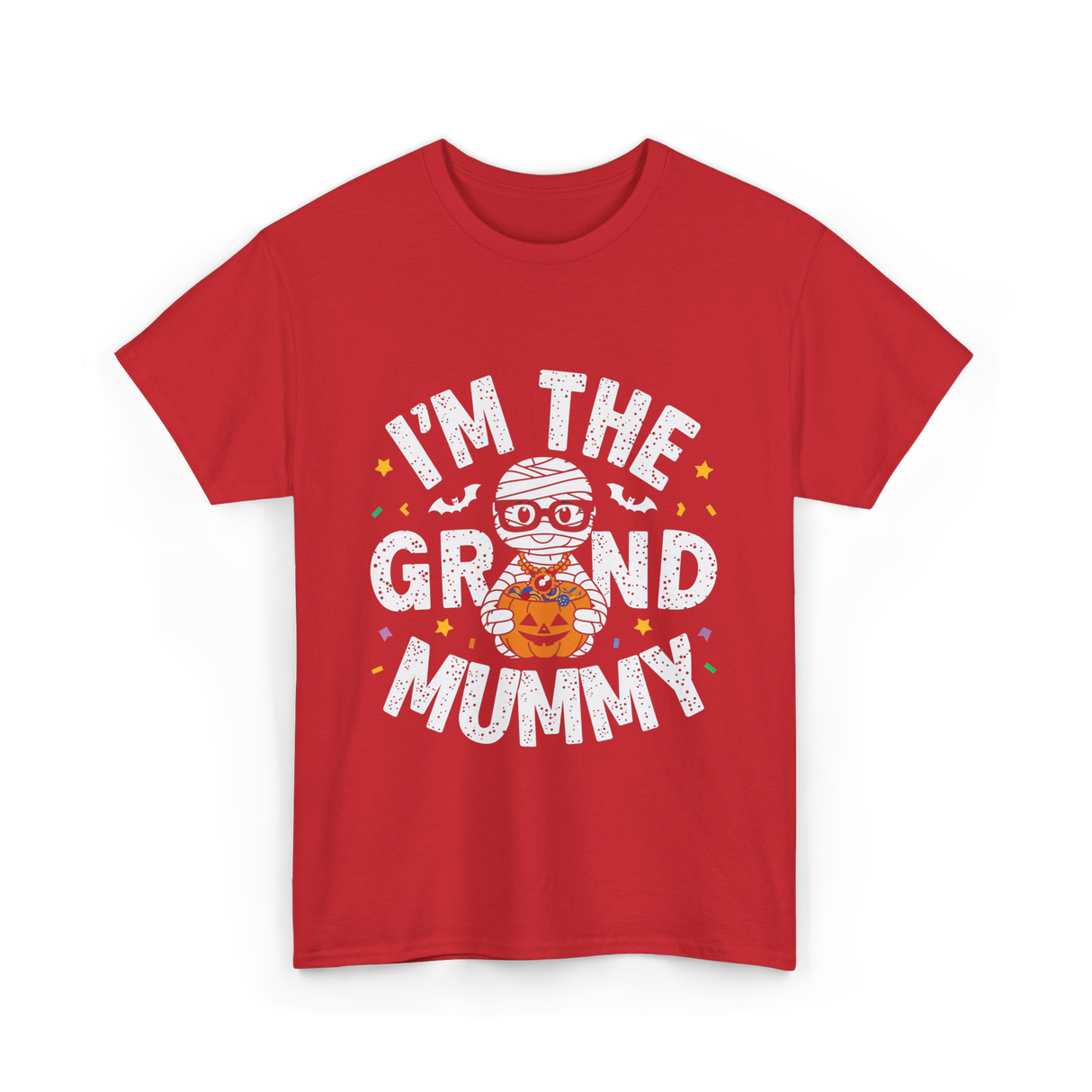 I'm The Grand Mummy Halloween T-Shirt - Red