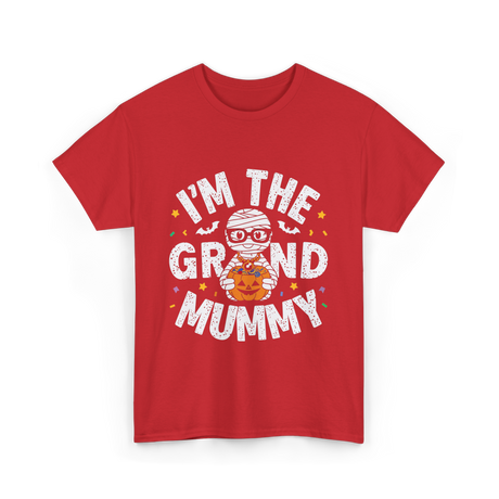 I'm The Grand Mummy Halloween T-Shirt - Red