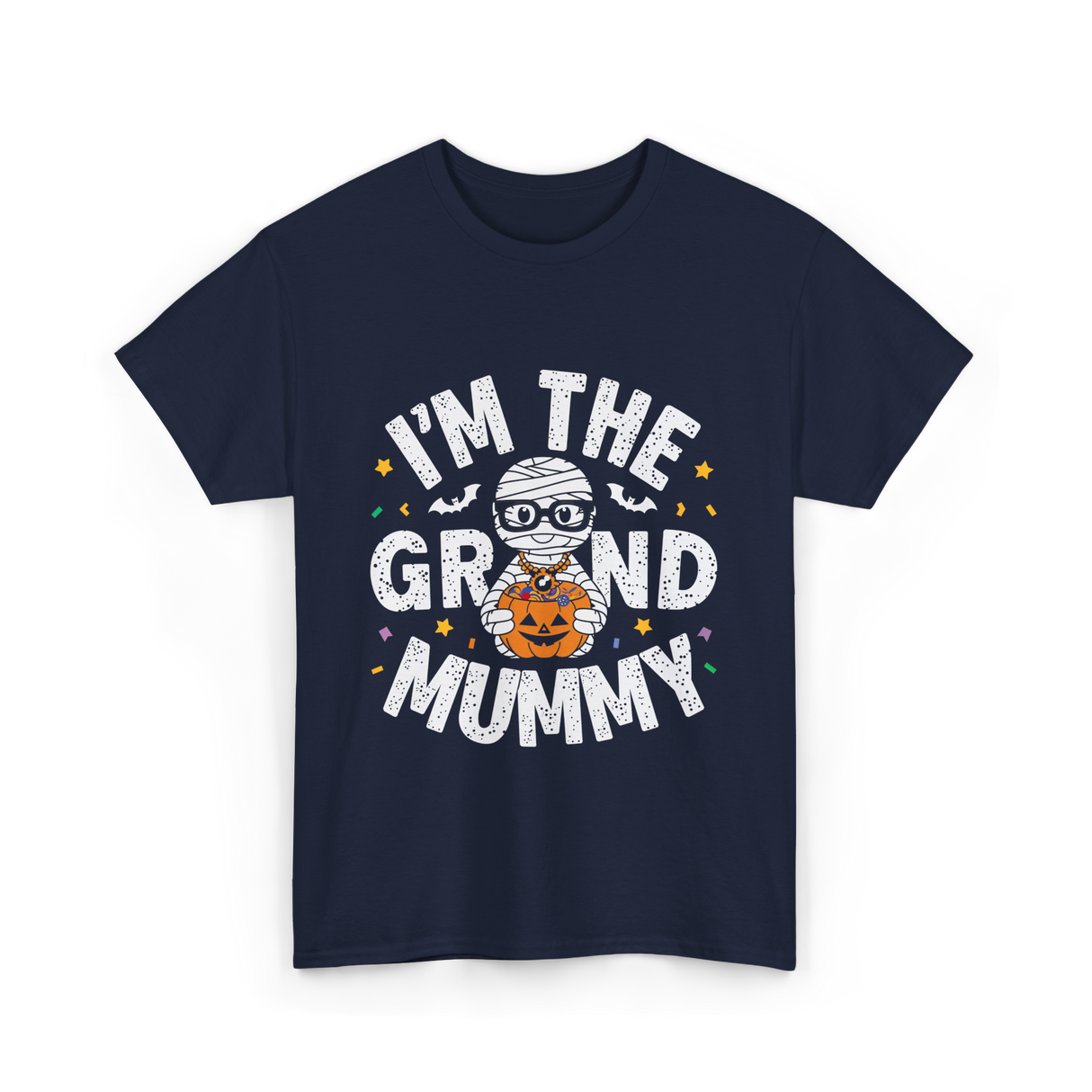 I'm The Grand Mummy Halloween T-Shirt - Navy