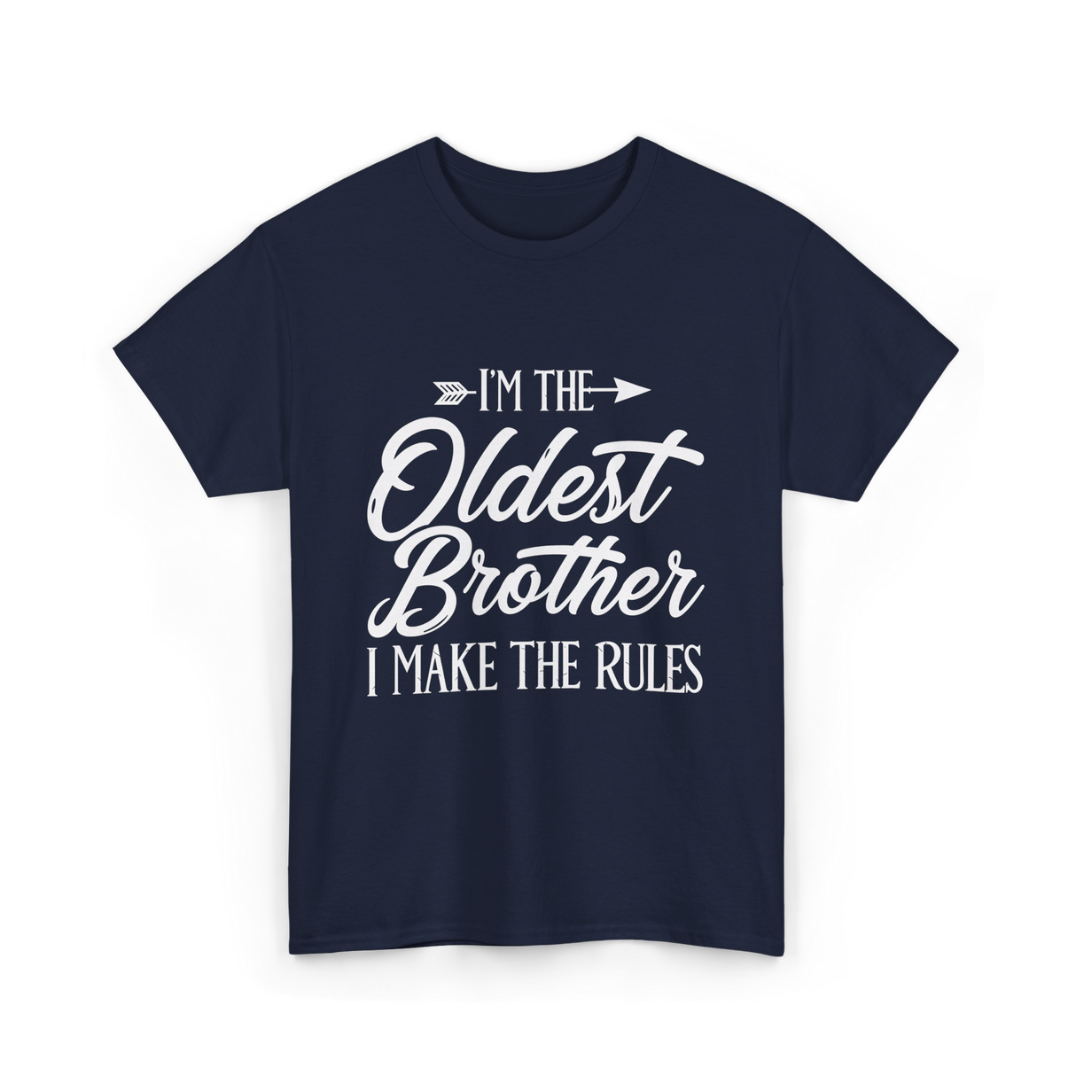 I'm the Oldest Brother Rules T-Shirt - Navy