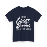 I'm the Oldest Brother Rules T-Shirt - Navy