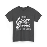 I'm the Oldest Brother Rules T-Shirt - Dark Heather