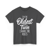 I'm the Oldest Twin T-Shirt - Dark Heather