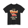 I'm The Oldest Twin T-Shirt - Black