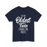 I'm the Oldest Twin T-Shirt - Navy