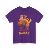 Im The Queen Turkey Thanksgiving T-Shirt - Purple