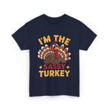 I'm The Sassy Turkey Thanksgiving T-Shirt - Navy