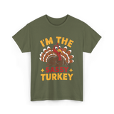 I'm The Sassy Turkey Thanksgiving T-Shirt - Military Green