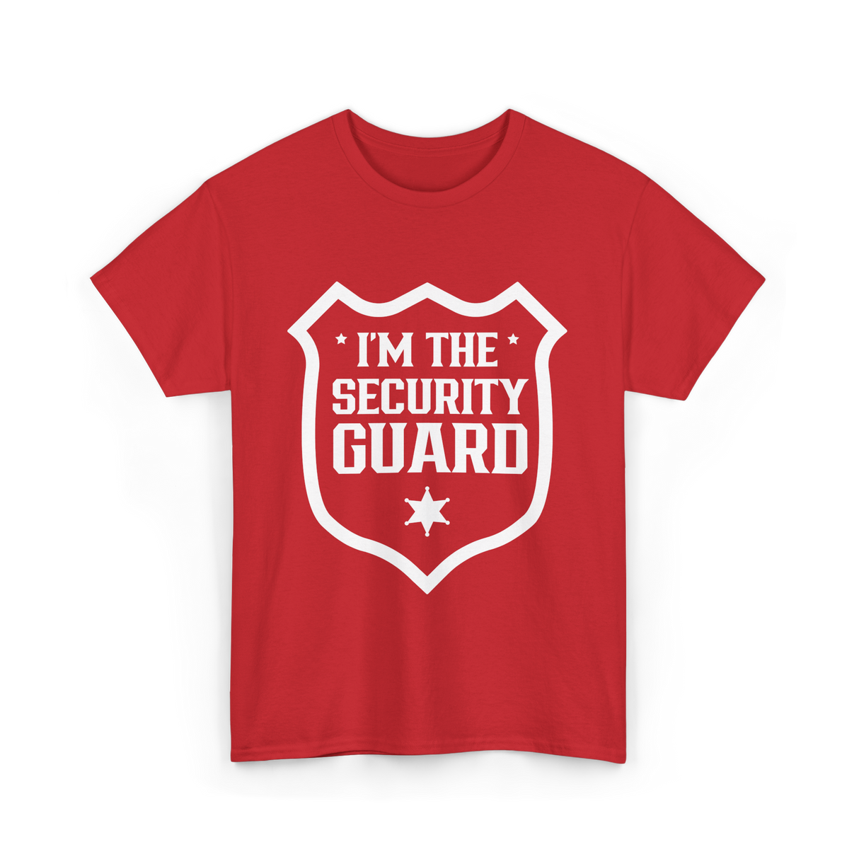 I'm The Security Guard Security T-Shirt - Red