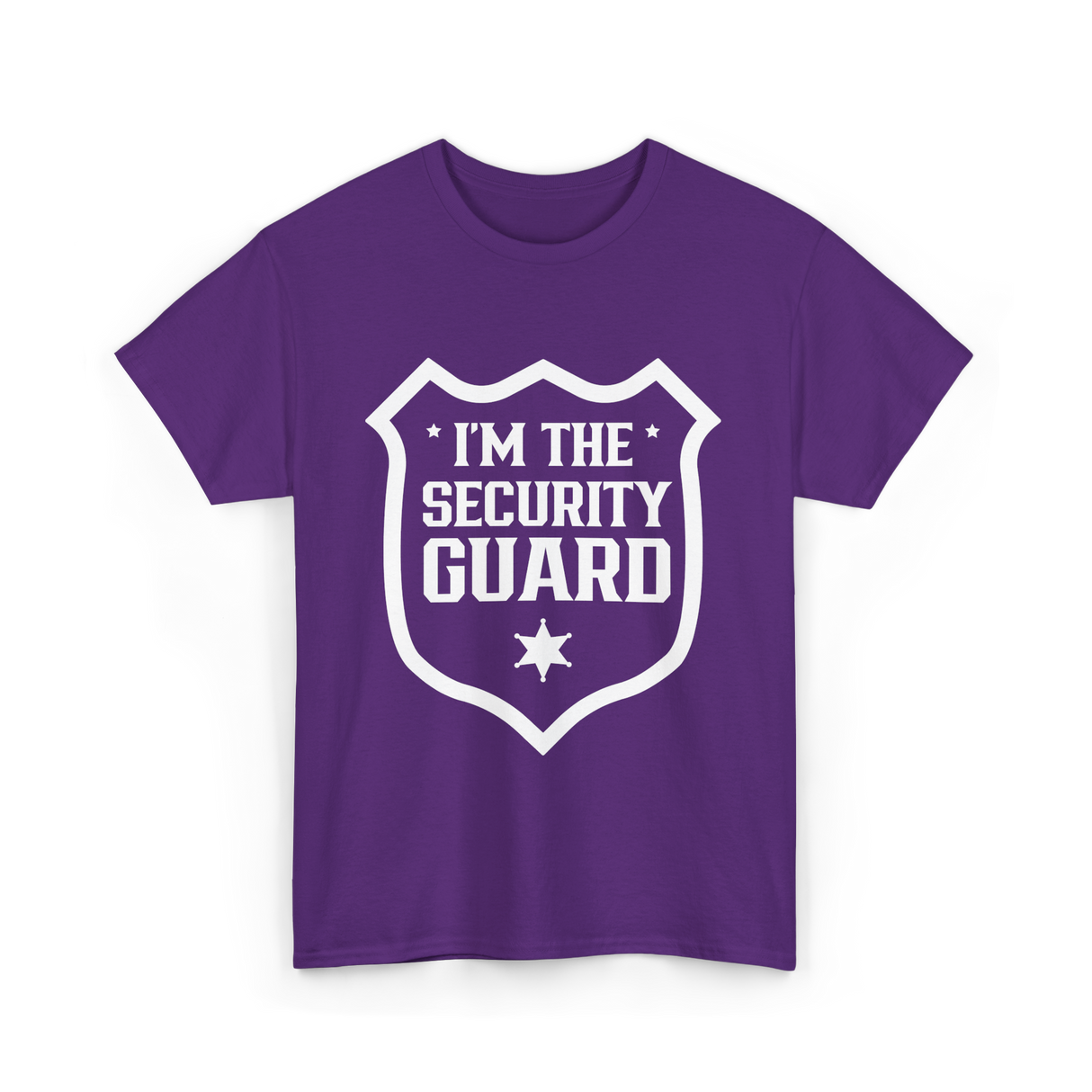 I'm The Security Guard Security T-Shirt - Purple