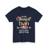 I'm the Youngest Twin T-Shirt - Navy