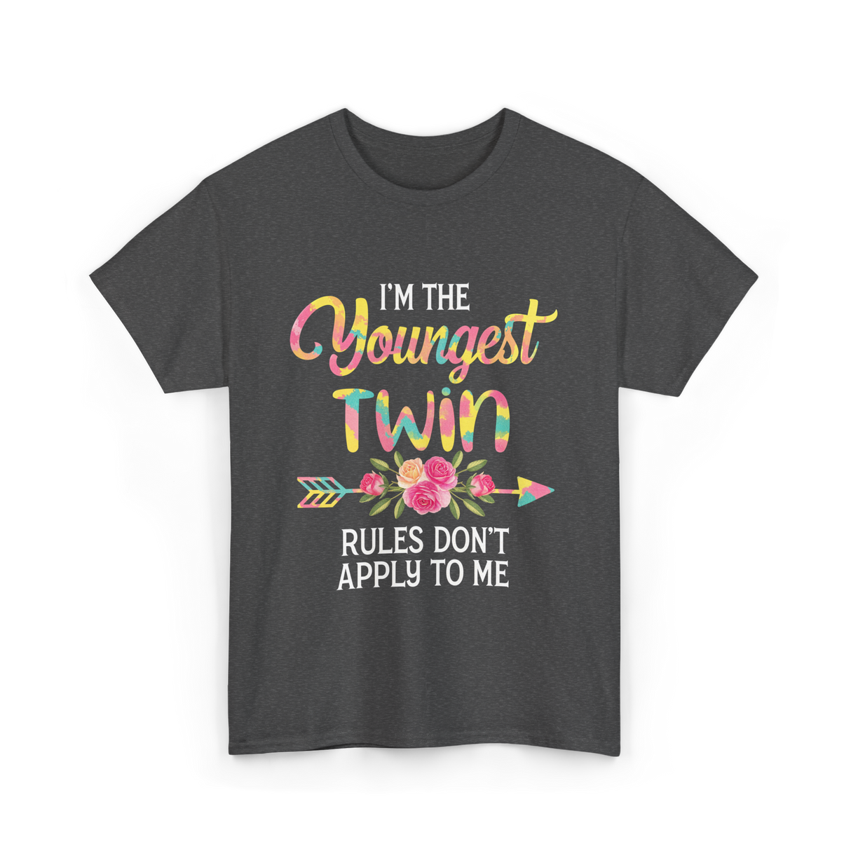 I'm the Youngest Twin T-Shirt - Dark Heather