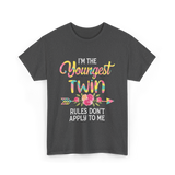 I'm the Youngest Twin T-Shirt - Dark Heather