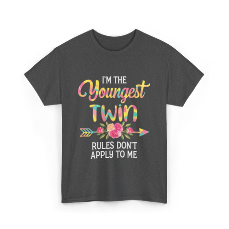 I'm the Youngest Twin T-Shirt - Dark Heather