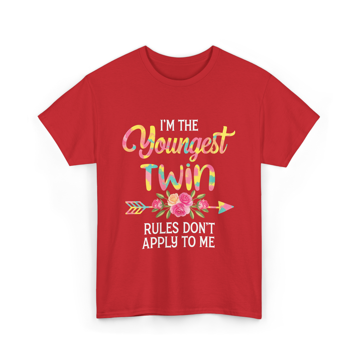 I'm the Youngest Twin T-Shirt - Red