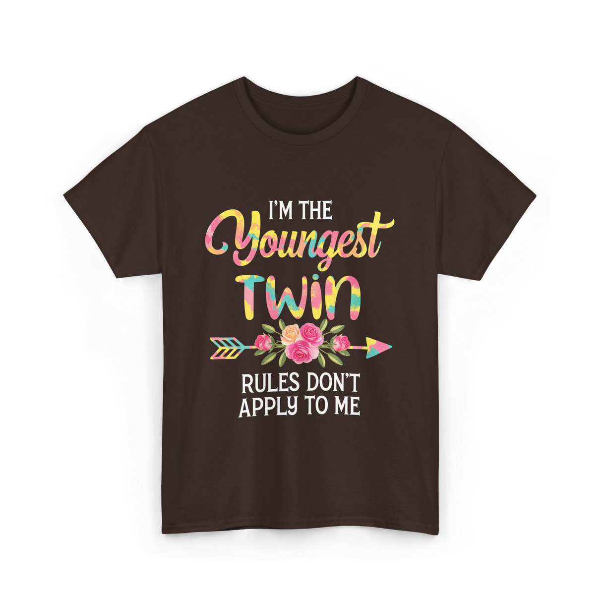 I'm the Youngest Twin T-Shirt - Dark Chocolate