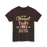 I'm the Youngest Twin T-Shirt - Dark Chocolate