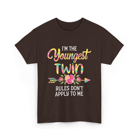 I'm the Youngest Twin T-Shirt - Dark Chocolate