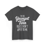 I’m the Youngest Twin Twins T-Shirt - Dark Heather