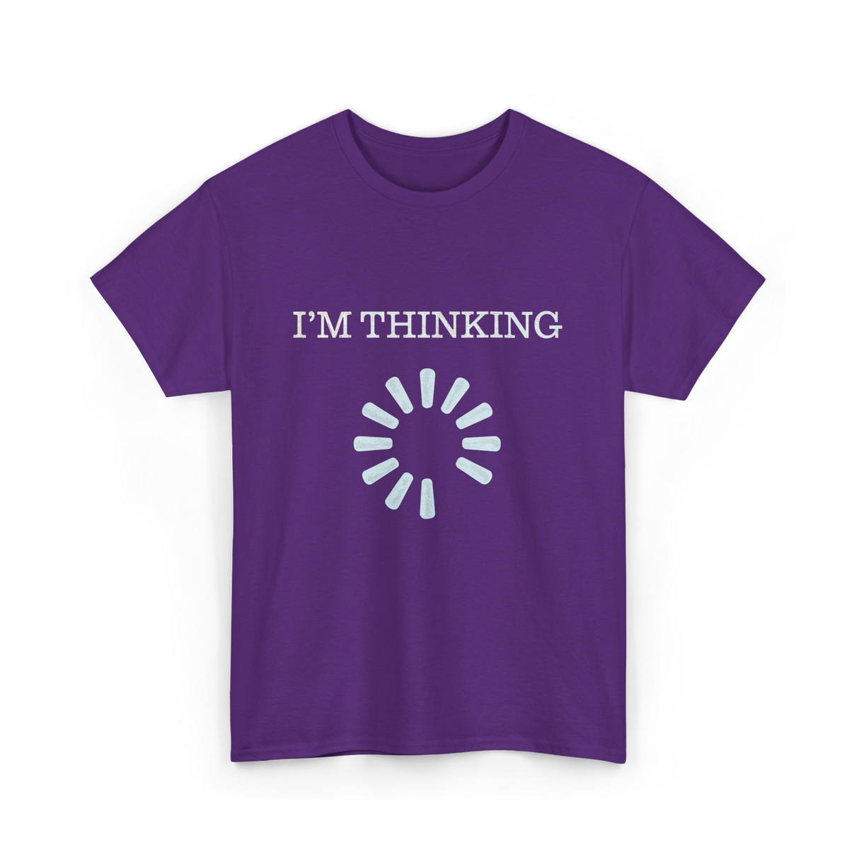 I'M THINKING Technology Geek T-Shirt - Purple