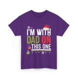 Im With Dad Christmas T-Shirt - Purple