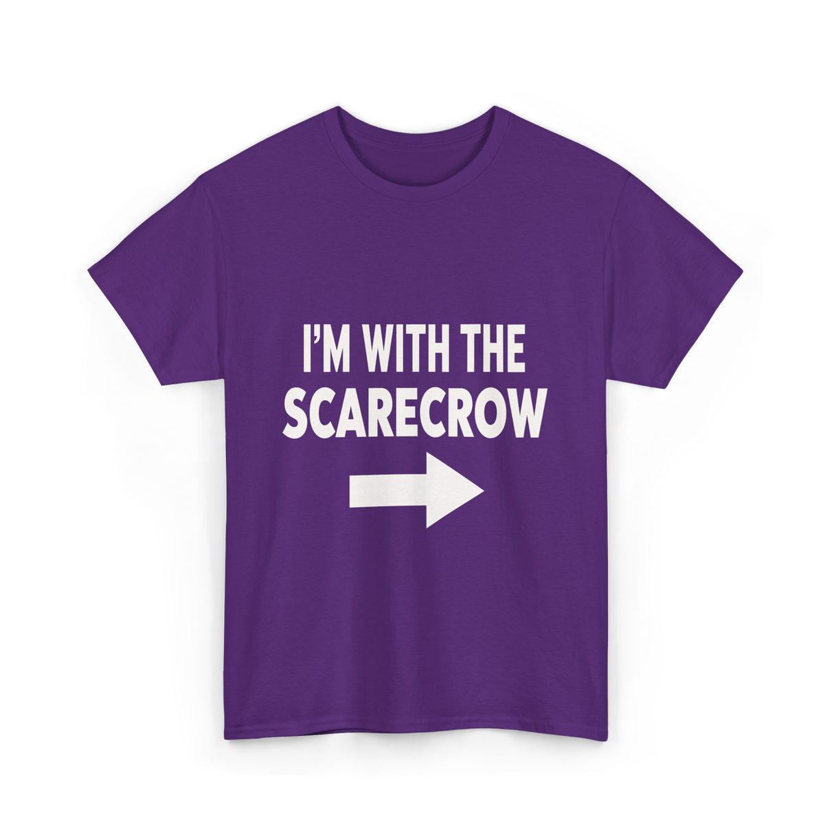 I'm With The Scarecrow T-Shirt - Purple