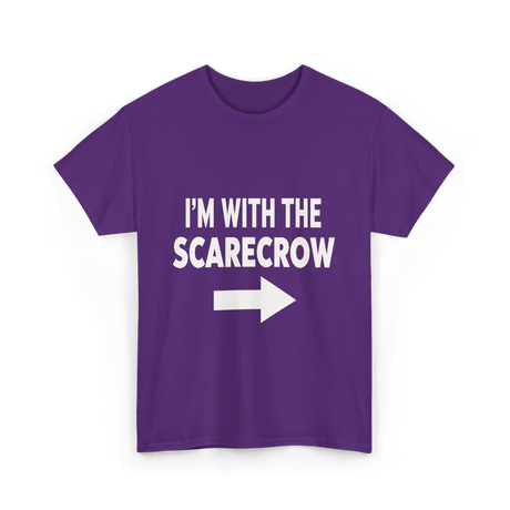 I'm With The Scarecrow T-Shirt - Purple