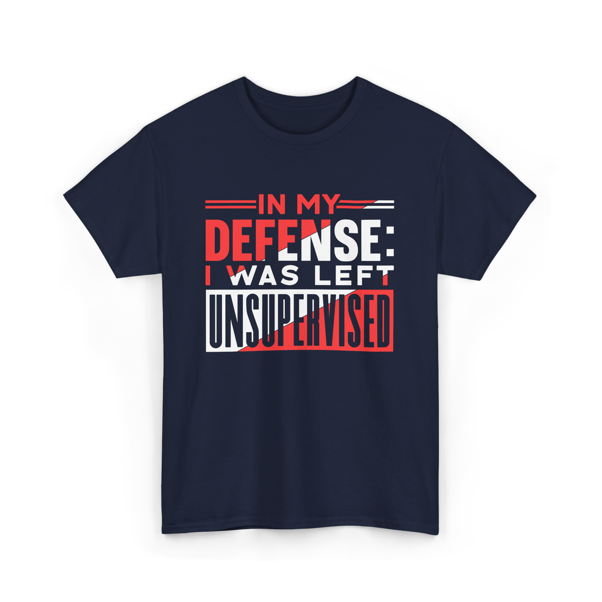 In My Defense Unsynchronized Defense T-Shirt - Navy