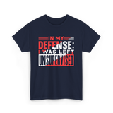 In My Defense Unsynchronized Defense T-Shirt - Navy