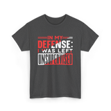 In My Defense Unsynchronized Defense T-Shirt - Dark Heather