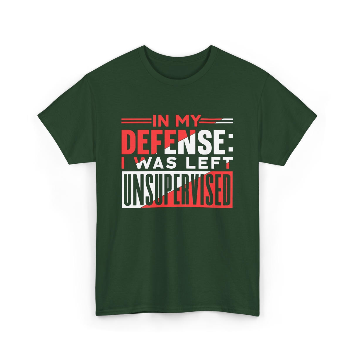 In My Defense Unsynchronized Defense T-Shirt - Forest Green