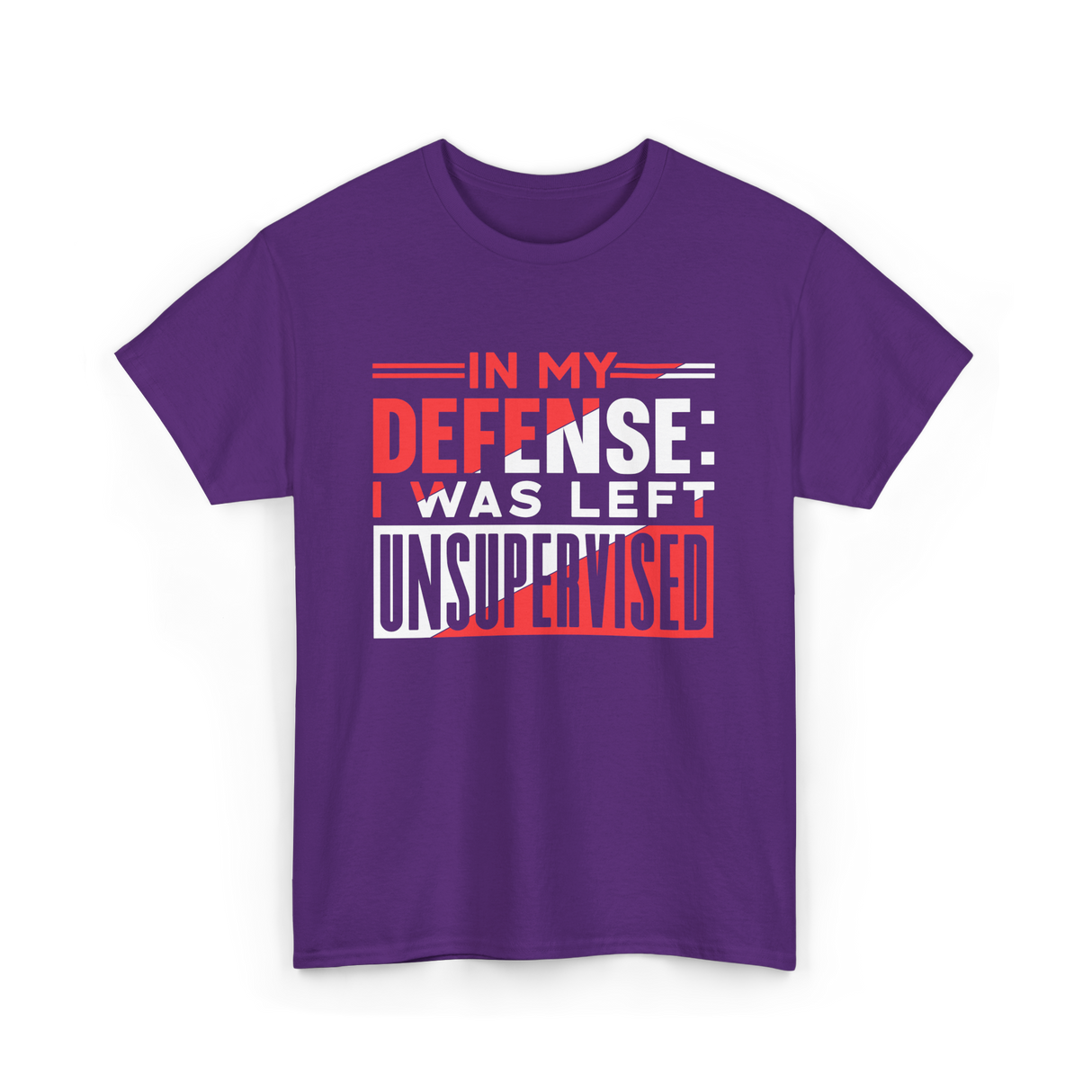 In My Defense Unsynchronized Defense T-Shirt - Purple