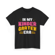 In My Kindergarten Era Kids Kindergarten T-Shirt - Black