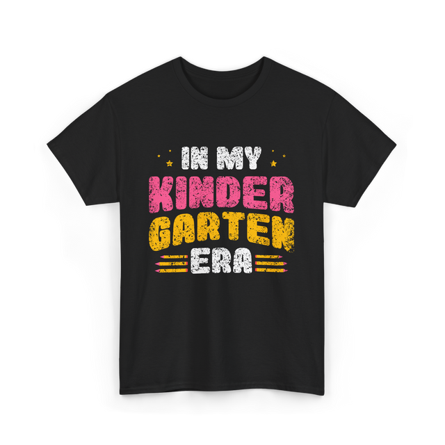 In My Kindergarten Era Kids Kindergarten T-Shirt - Black