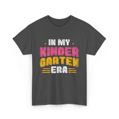 In My Kindergarten Era Kids Kindergarten T-Shirt - Dark Heather