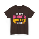 In My Kindergarten Era Kids Kindergarten T-Shirt - Dark Chocolate