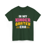 In My Kindergarten Era Kids Kindergarten T-Shirt - Forest Green